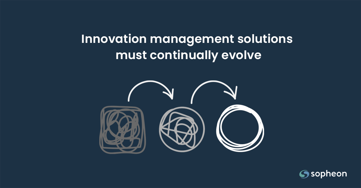 Innovation management solutions must continually evolve