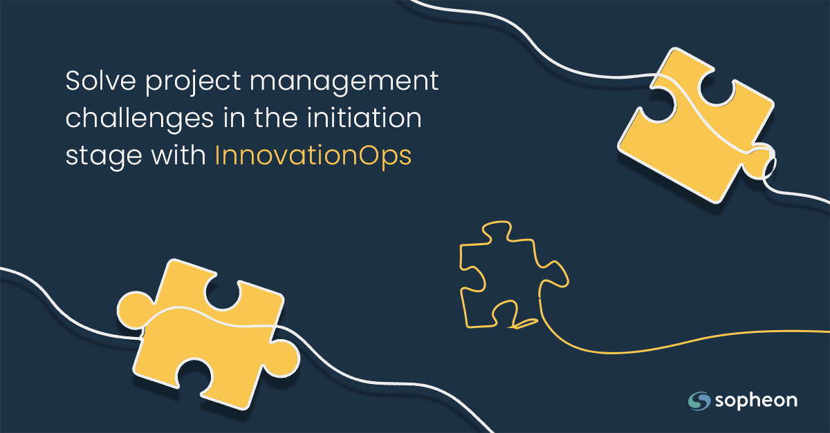 Solve project management challenges in the initiation stage with InnovationOps