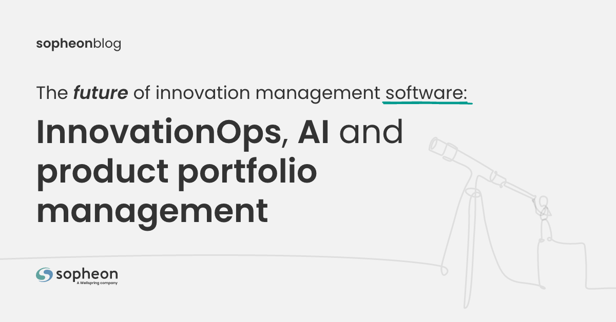 The future of innovation management software: InnovationOps, AI and product portfolio management - Part 1